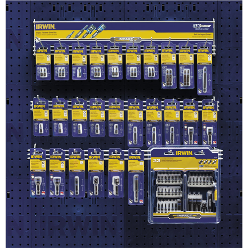 1840397 Hanson 54Pc Impact Bit Display