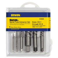 53545 Hanson 6Pc Spiral Extractor Set