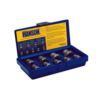 54019 Hanson Bolt Extractor Set 9Pc 8Mm-19Mm W/3/8" Drive