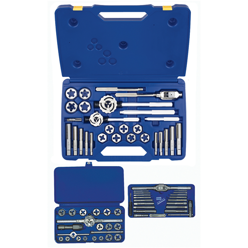 97606 Hanson 66 Pc. Fractional Tap & Hex Die Set