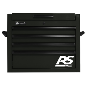 BK02027401 Homak Manufacturing 27 In. Rs Pro 4 Drawer Top Chest W/ Outlet - Black