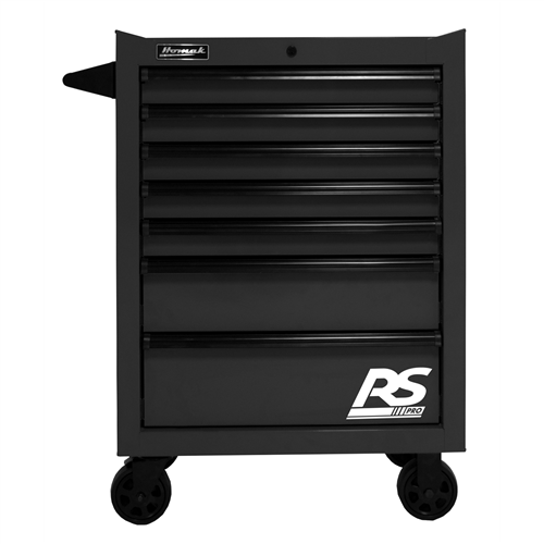 BK04027770 Homak Manufacturing 27 In. Rs Pro 7 Drawer Roller Cabinet - Black