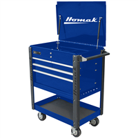 BL06032000 Homak Manufacturing 35" 4-Drawer Service Cart