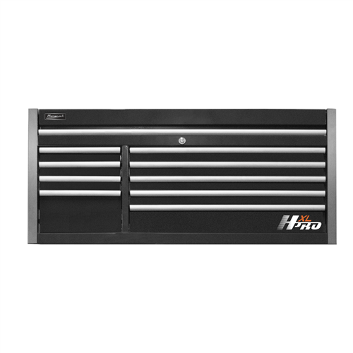 HX02060101 Homak Manufacturing 60 In. Hxl 9-Drawer Top Chest - Black