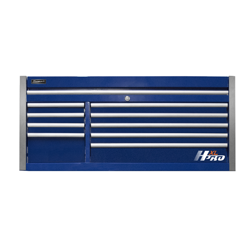 HX02060102 Homak Manufacturing 60 In. Hxl 9-Drawer Top Chest, Blue