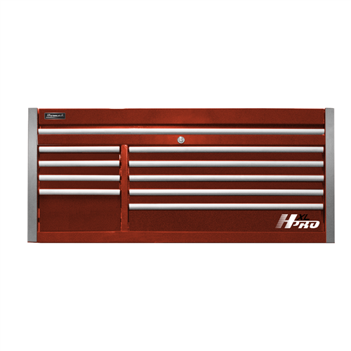 HX02060103 Homak Manufacturing 60 In. Hxl 9-Drawer Top Chest - Red