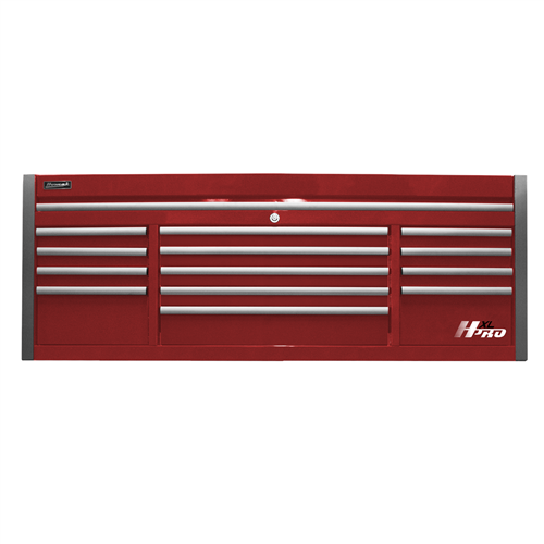 HX02072153 Homak Manufacturing 72 In. Hxl 13-Drawer Top Chest - Red