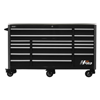 HX04072171 Homak Manufacturing 72 In. Hxl 17-Drawer Roller Cabinet - Black