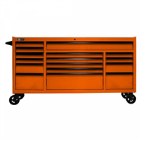 OG04072160 Homak Manufacturing 72 In. Rs Pro 16-Drawer Roller Cabinet With 24 In. Depth, Orange