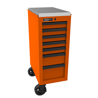 OG08014070 Homak Manufacturing Rs Pro 14-1/2 In. 7-Drawer Side Cabinet, Orange