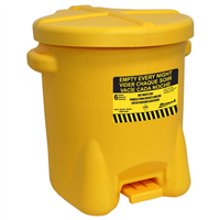 YW00316060 Homak Manufacturing 6 Gallon Oily Waste Can