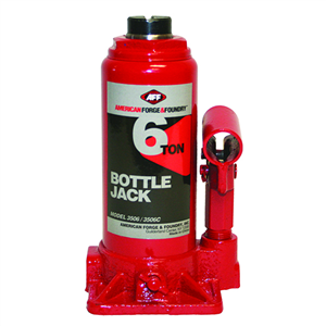 3506C American Forge & Foundry Aff - Bottle Jack - 6 Ton Capacity - Manual - Heavy Duty - W/ Case