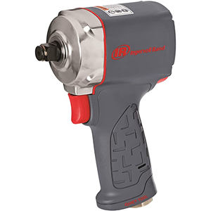 36QMAX Ingersoll Rand 1/2" Stubby Air Impact Wrench, Quiet, Ultra Compact, 640 Ft-Lbs Nut-Busting Torque, Maintenance Duty, Pistol Grip