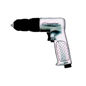 7802AKC Ingersoll Rand 3/8" Pistol Grip Air Drill, Keyless Chuck, 2000 Rpm, 0.5 Hp