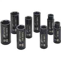 SK3M8LN Ingersoll Rand 3/8" Drive Hex Metric Deep Impact Socket Set, 8-Piece