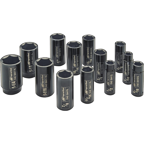 SK4H13LN Ingersoll Rand 1/2" Drive Hex Sae Deep Socket Set, 13-Piece