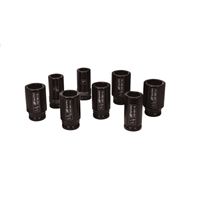 SK6H8LN Ingersoll Rand 3/4" Drive Hex Sae Deep Impact Socket Set, 8-Piece