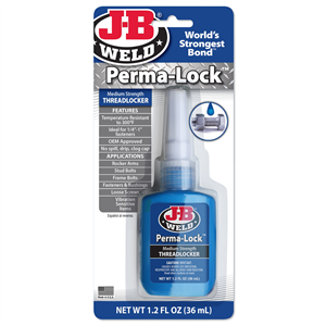 24236 J B Weld J-B Weld Perma-Lock Blue 36 Ml. Threadlocker