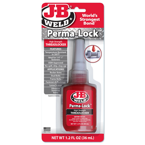 27136 J B Weld J-B Perma-Lock Red 36 Ml. Threadlocker