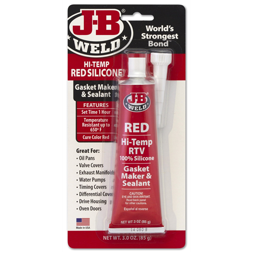 31314 J B Weld Red Hi-Temp Rtv