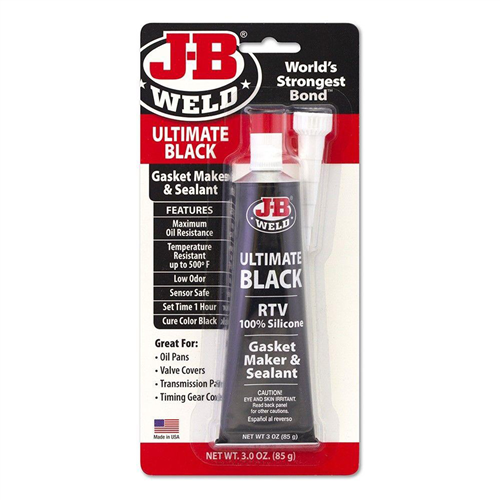 32329 J B Weld Ulitmate Black Silicone Gasket Maker And Sealant -