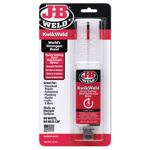 50176 J B Weld Kwikweld Syringe 25Ml