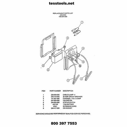 Model JNC4000 Click here for a Parts List,Wiring Diagram or Schematic