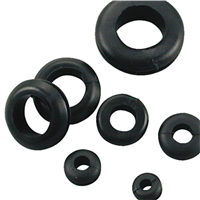 4450-1H The Best Connection 1/4",5/16",3/8" Black Vinyl Grommet Assort 13 Pcs