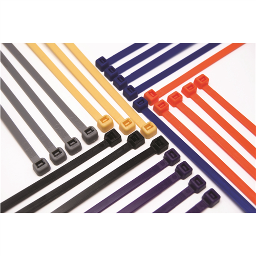 4706C The Best Connection 7.5" Uv Black Nylon Tie