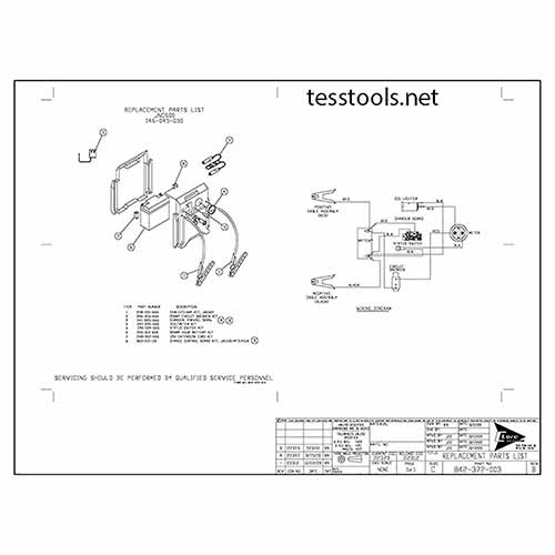 Model JNC600 Parts List or a Wiring Diagram