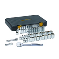 80700P Gearwrench 49 Pc. 1/2" Drive 6 Point 120Xp Standard & Deep Sae/Metric Mechanics Tool Set