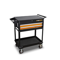 83167 Gearwrench Gearwrench 32 In. 2-Drawer Black And Orange Utility Cart