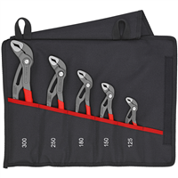 00 19 55 S5 Knipex 5 Pc. Cobra Pliers Set In Tool Pouch