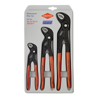 00 20 06 US1 Knipex 3 Pc. Cobra Plier Set 7", 10", 12"