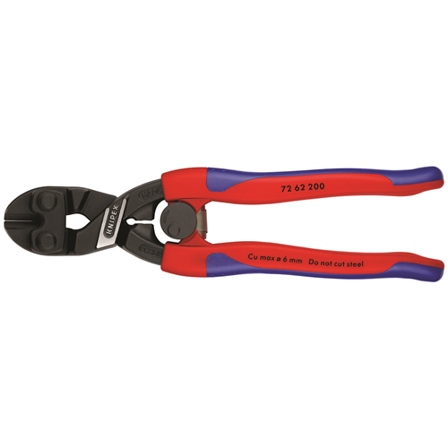 72 62 200 Knipex High Leverage Flush Cutter Plastic/Soft Metal