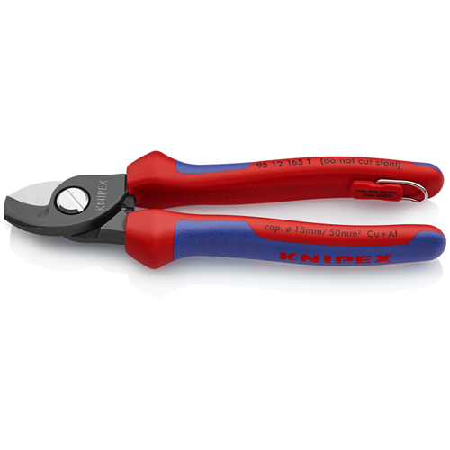 95 12 165 T BKA Knipex Cable Shears - Tethered Attachment