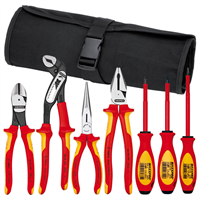 9K 98 98 25 US Knipex 7-Piece Pliers/Screwdriver Tool Set In A Nylon Pou