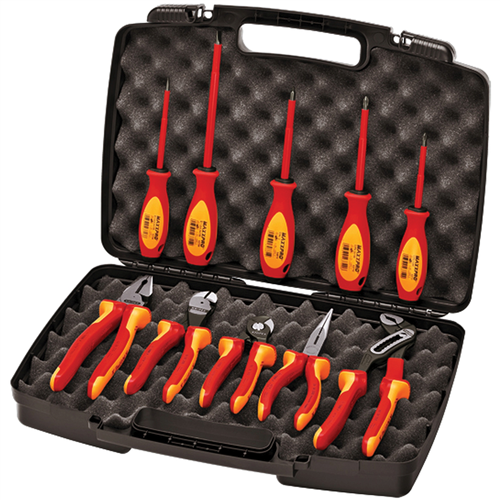 9K 98 98 30 US Knipex 10-Piece Pliers/Screwdriver Tool Set In Hard Case