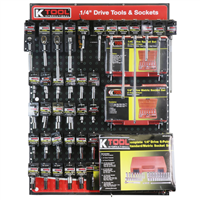 KTI-0805 K Tool International 1/4" Dr Socket & Tool Display