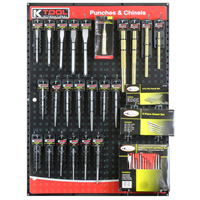 KTI-0831 K Tool International Punch & Chisel Display