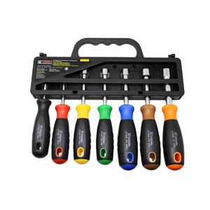 KTI-14400 K Tool International Nut Driver Set Sae 7 Pc