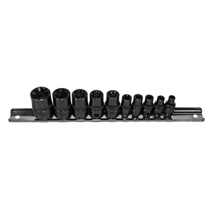 KTI-22870 K Tool International 10-Piece External Torq Soc Set