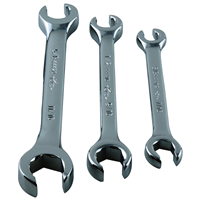 KTI-44003 K Tool International Wrench Set Flare Nut 3 Pc. Sae