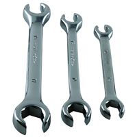 KTI-44500 K Tool International Wrench Set Flare Nut 3 Pc. Metric