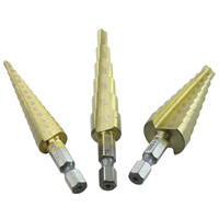 KTI71233 K Tool International Step Drill Bits 3-Piece Set