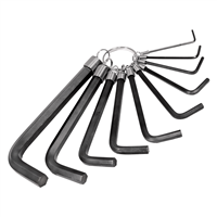 KTI-71420 K Tool International Hex Key Set 10 Pc. Sae 1/16In.-3/8In. On A Ring