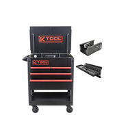 KTI75118KIT K Tool International 4-Drawer Cart W/Accessories