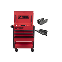 KTI75119KIT K Tool International 4-Drawer Cart W/Accessories