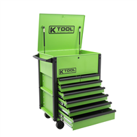 Premium 7 Drawer 750 lb. Service Cart (Matte Neon Green)