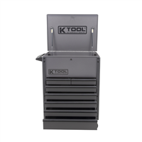 KTI75151 K Tool International Premium 7 Drawer 750 Lb. Service Cart (Grey)